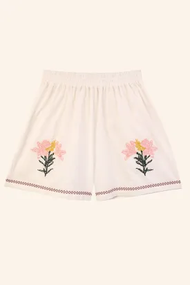 Caspia Shorts Multi Embroidery