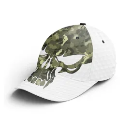 Chiptshirts - Casquette De Golf Performance, Motifs Crâne Golf, Camouflage Forêt et Bleu, Cadeau Idéal Pour Fans De Golf - CTS30052233