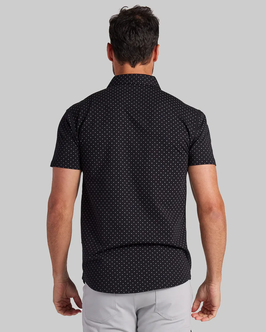 Drop-Cut: LUX Dotted Polo <!-- Size L -->