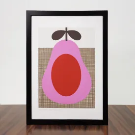 Screen Printed Artwork - Pear